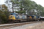 CSX 338 & 754 lead train L619-22 towards Fetner